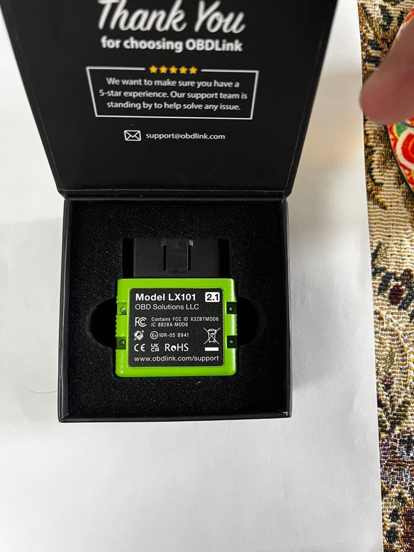 OBDLink LX Bluetooth 車載用診断ツール