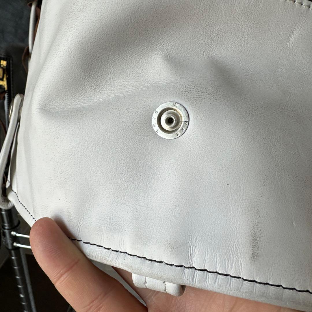 BUCO J-22タイプ 黒白 茶芯ホースハイド TALON仕様 L