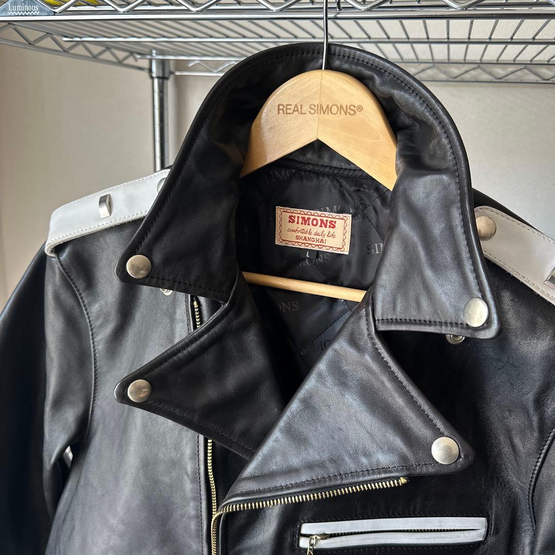 BUCO J-22タイプ 黒白 茶芯ホースハイド TALON仕様 L