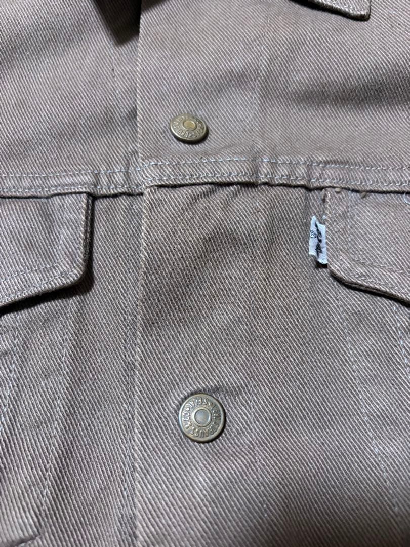 70s リーバイス　コットンツイル　トラッカージャケット