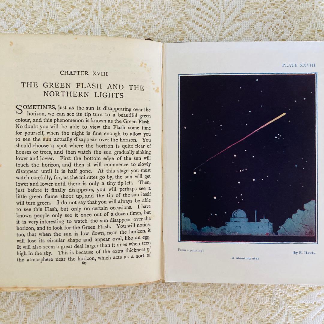 洋書　古書　アンティーク　Stars　イギリスの星図鑑　天文学　惑星　星座