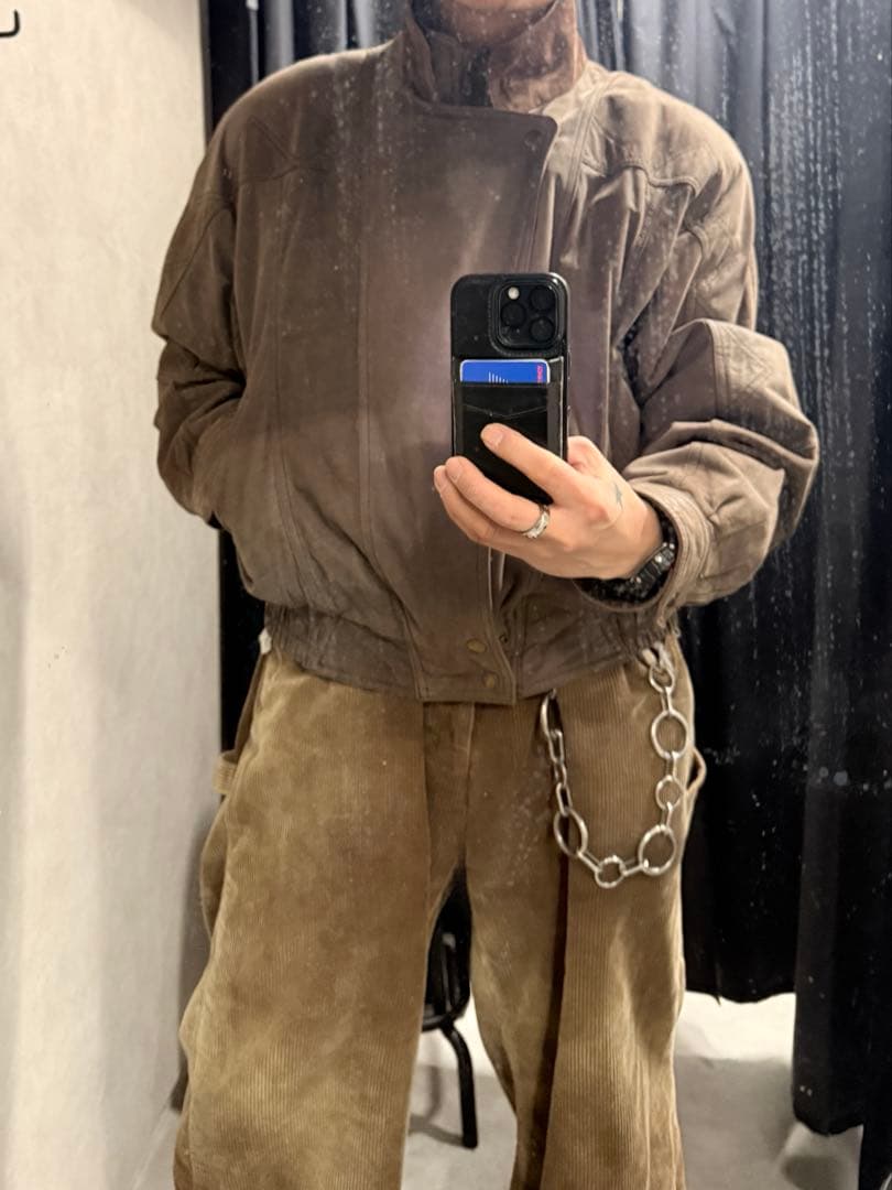 希少　ヴィンテージレザーライダース ビッグシルエット