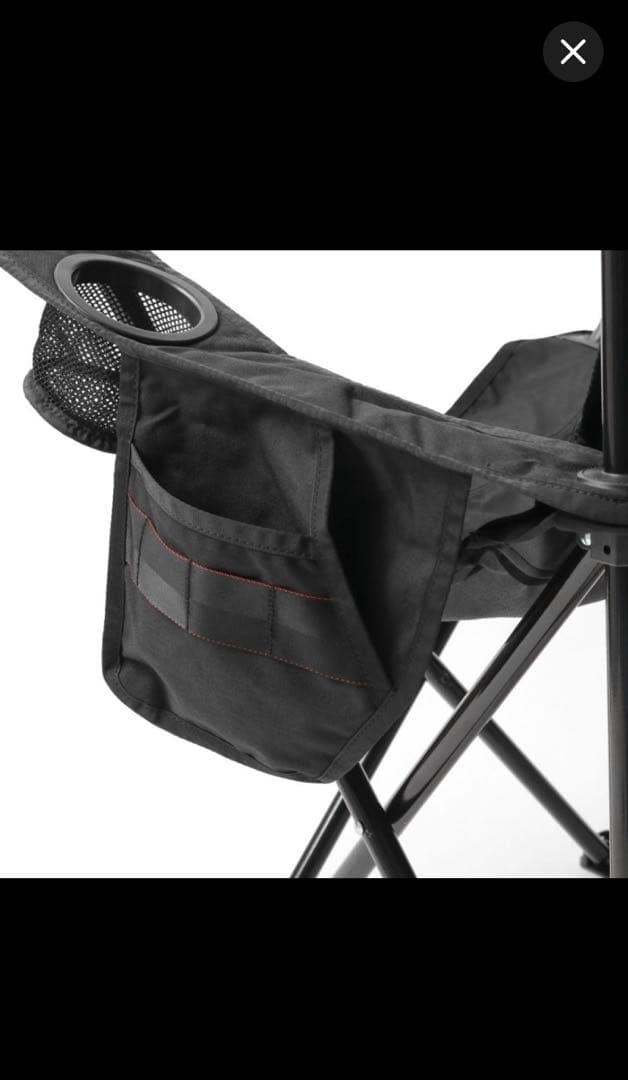 BRIEFING 折りたたみチェア ブラック