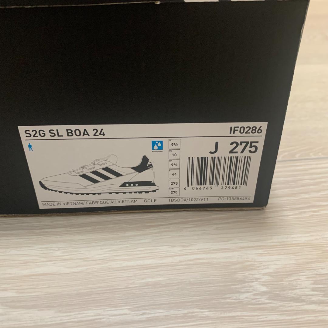 新品未使用 27.5cm adidas スパイクレス S2G SL BOA 24