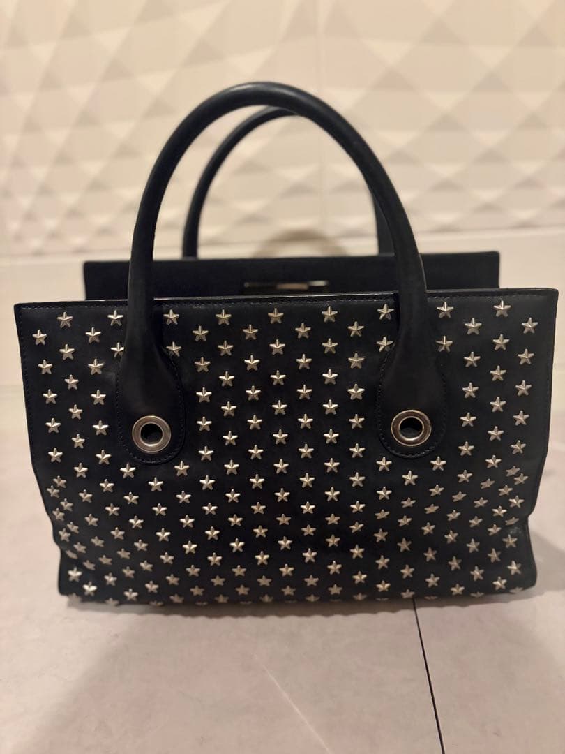 JIMMY CHOO/ジミー チュウ　スタッズ付きハンドバック