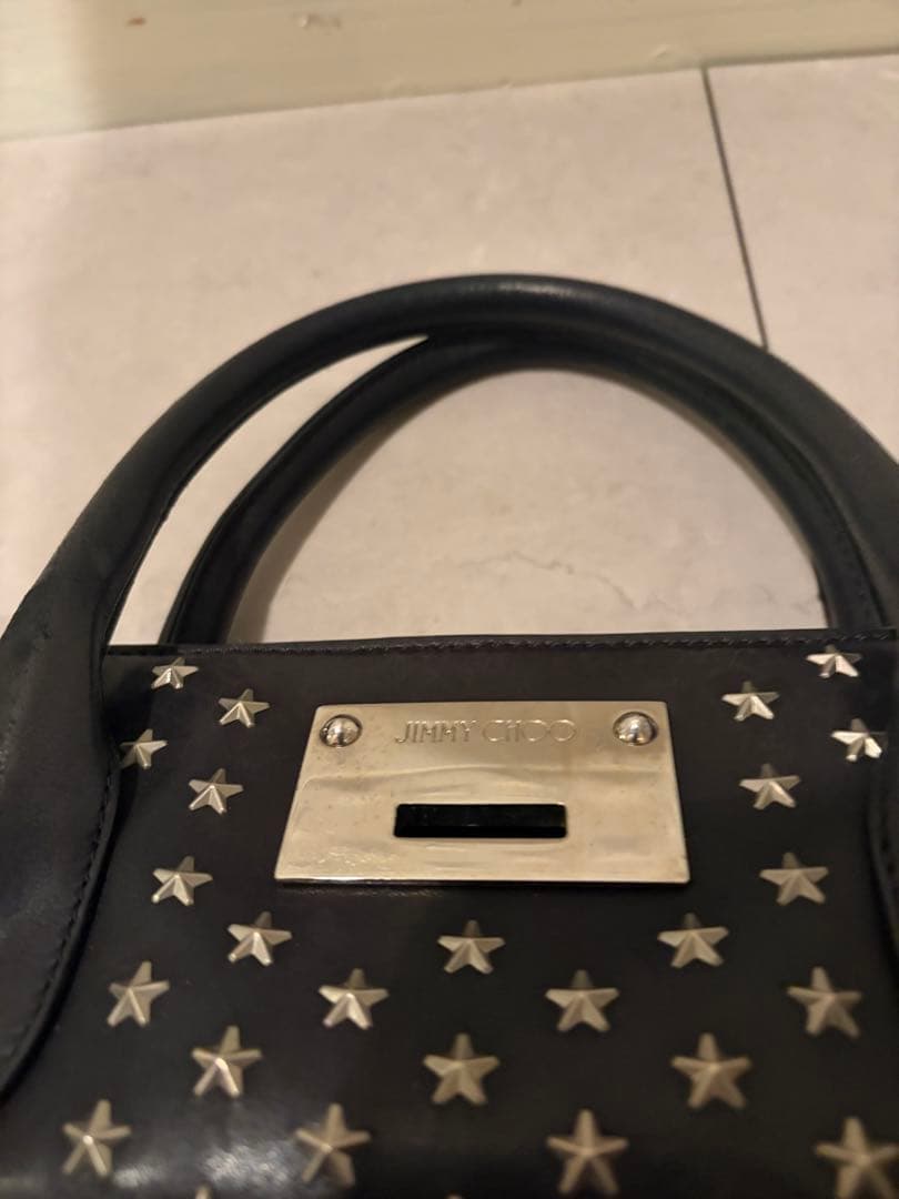 JIMMY CHOO/ジミー チュウ　スタッズ付きハンドバック