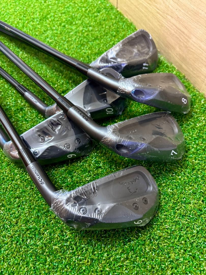 キャスコ ドルフィンブラック アイアン 6本 DI-122 ATTAS FF65