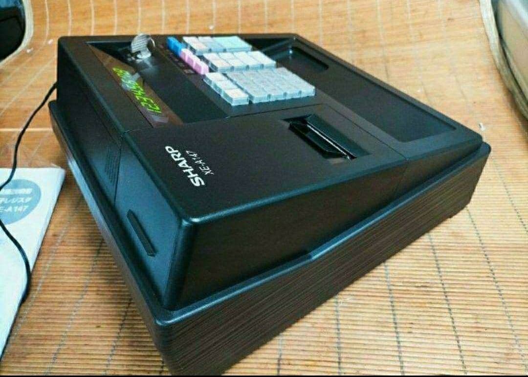 シャープレジスター　XE-A147　PC連携売上管理フル設定無料　030066