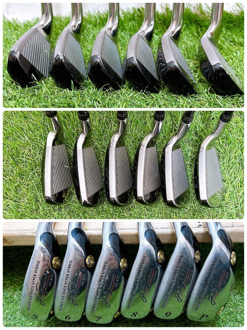 名器！ジャック・ニクラウス　メンズアイアンセット　右利き　FLEX SR 6本