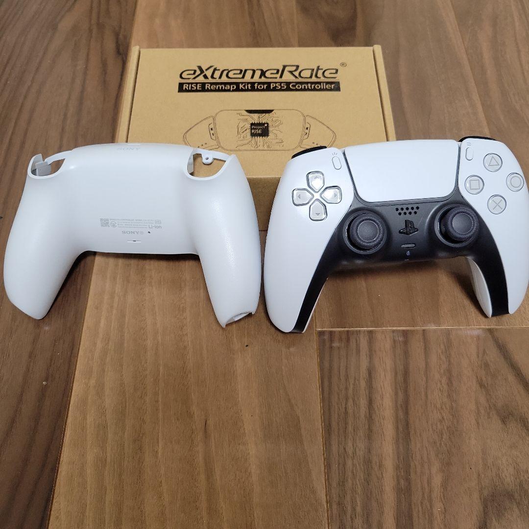 PS5 DualSenseワイヤレスコントローラ 背面パッド装着済み