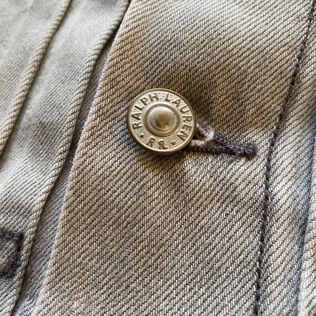 レア RRL ダブルアールエル デニムジャケット Gジャン 刺繍