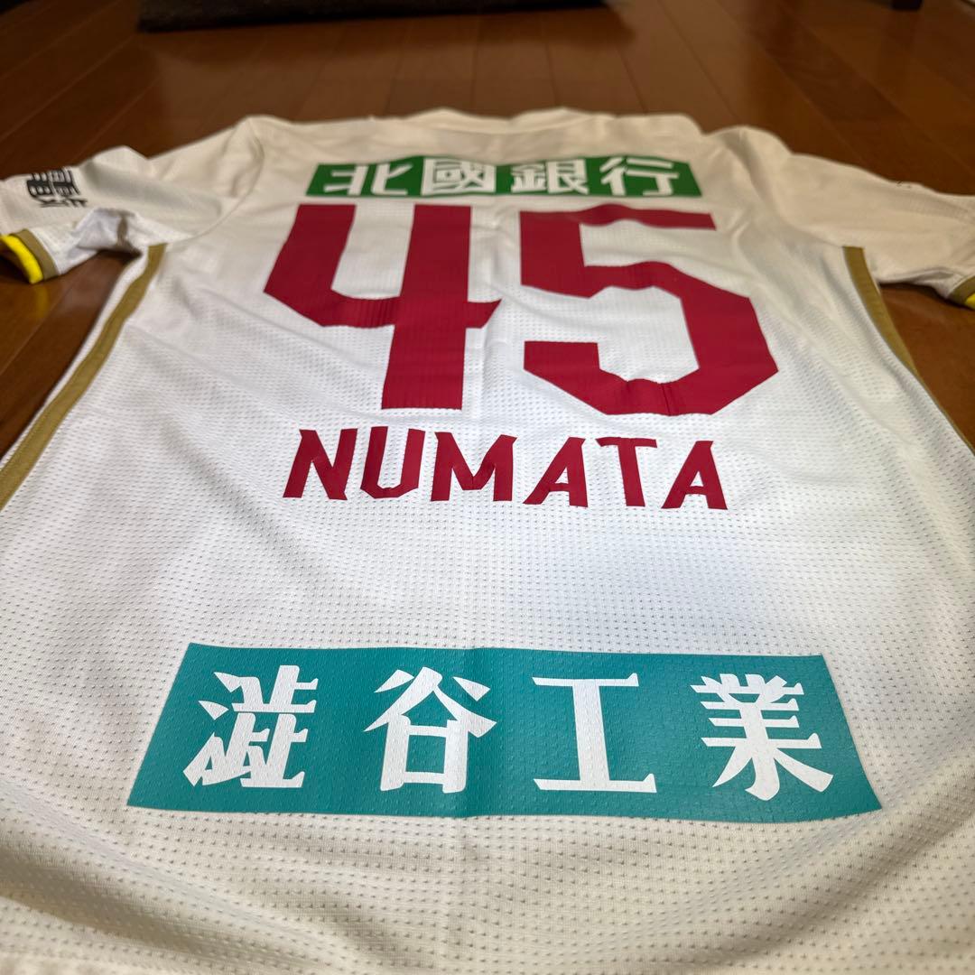 【大幅値下げ】ツエーゲン金沢2017年アウェイ　沼田選手直筆サイン入りＬサイズ