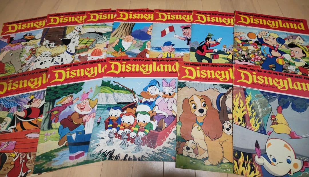 ビンテージ コミック レア 大判 ディズニー 12冊セット 洋書 コレクタブル