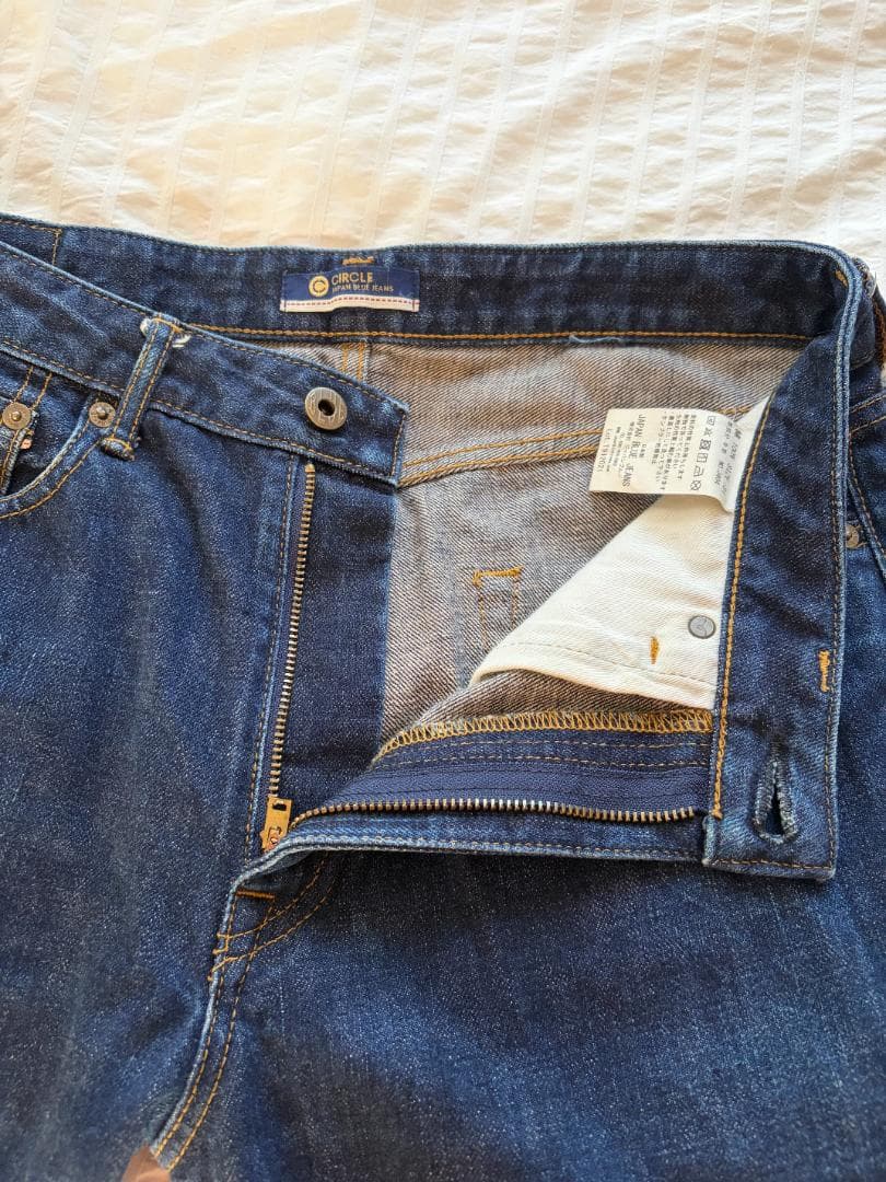 31W Japan Blue Jeans Circle ダークブルージーンズ