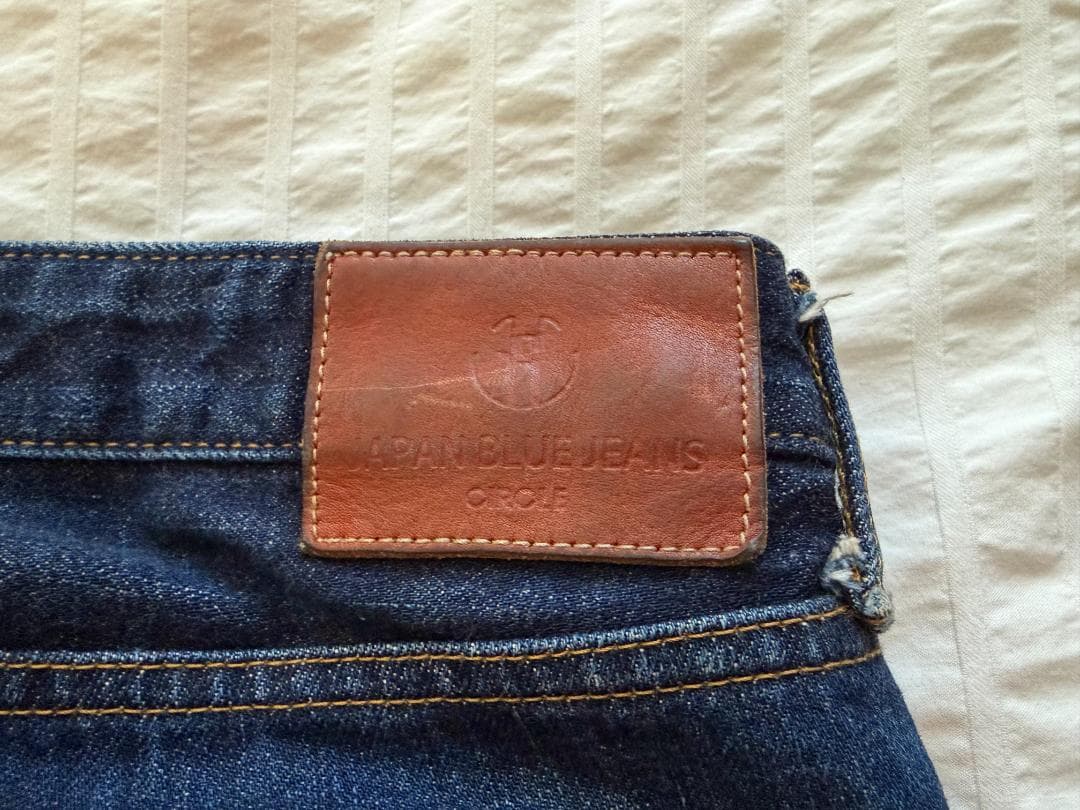 31W Japan Blue Jeans Circle ダークブルージーンズ
