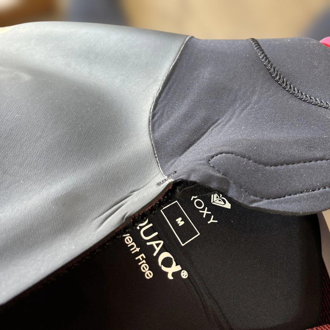 ROXY フルスーツ4mm3mm Mサイズ 黒/ピンク/オレンジ定価43,890