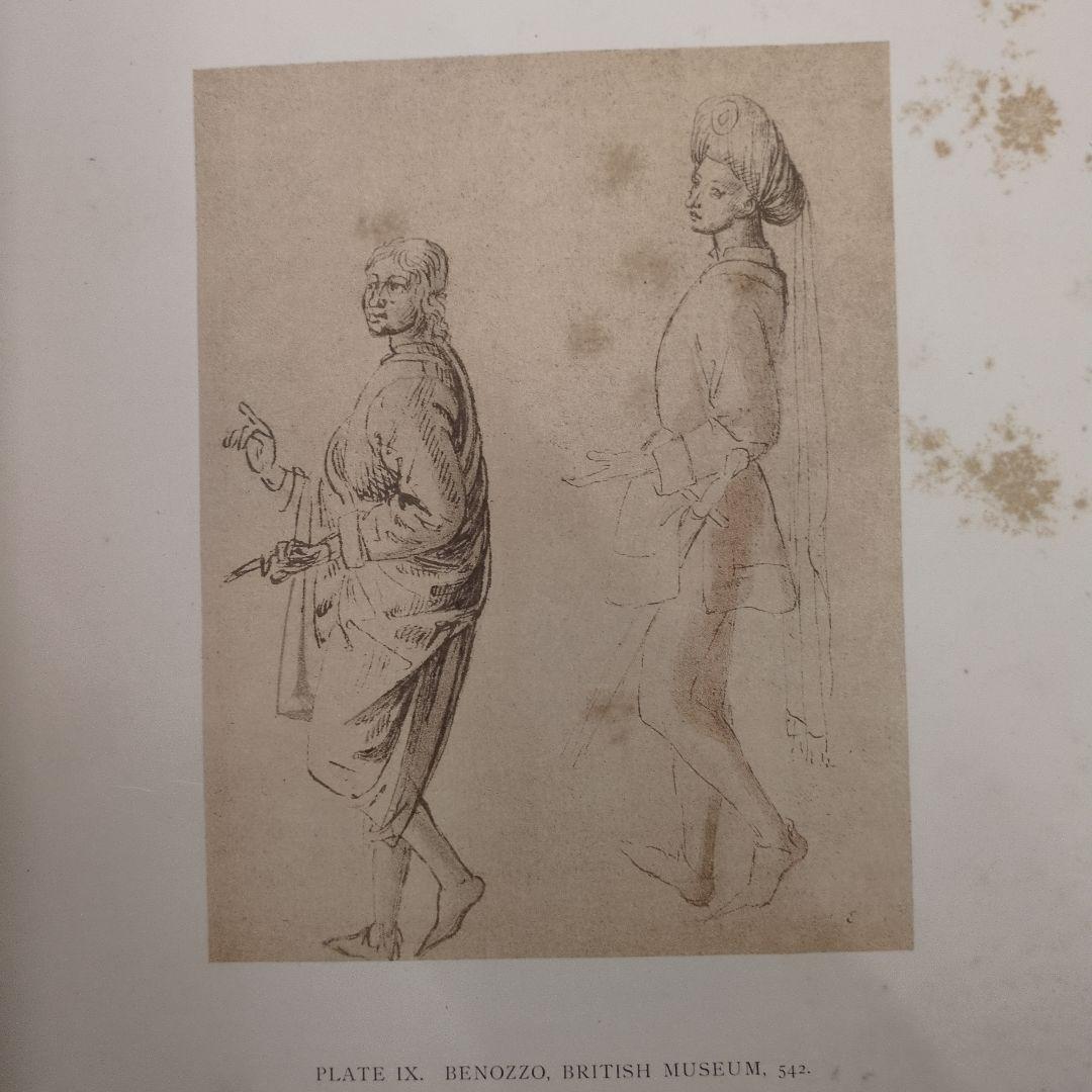 世界史的名著！ バーナード・ベレンソンのフィレンツェ派の素描 第一巻 1903