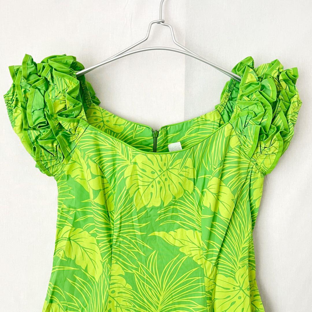 ハワイ製　フラダンス　ドレス　ムームー　CCFahions 大きめサイズ