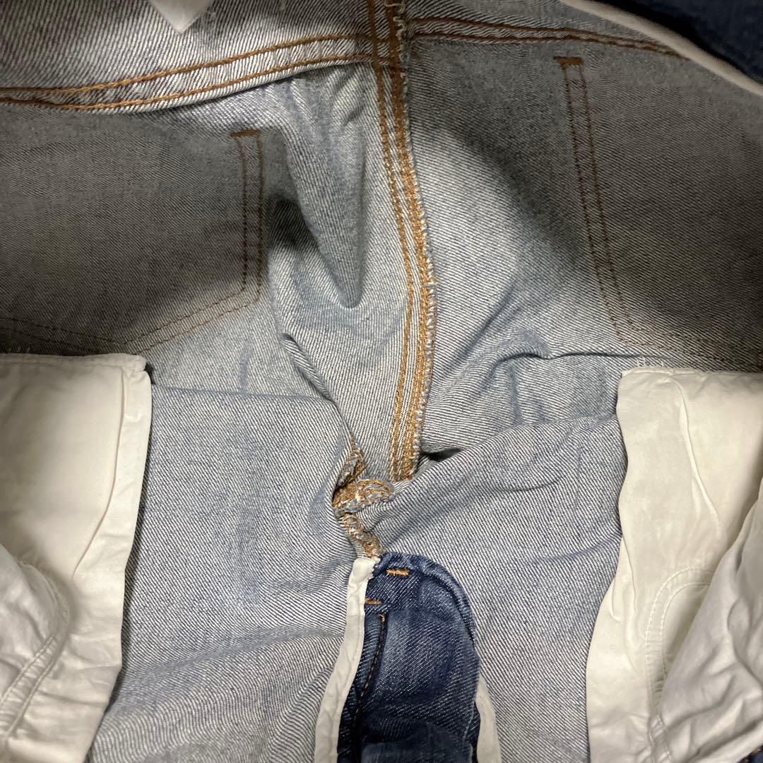 DOLCE&GABBANA ブラストダメージ ストレート プレートデニム 48