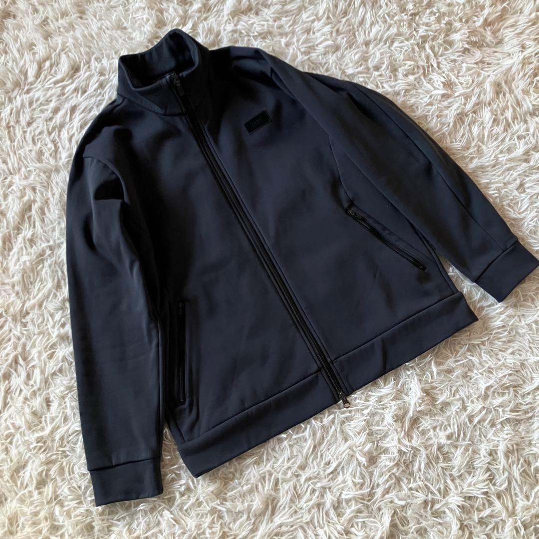 ゼロハリバートン ジップジャケット フリース ダークグレー メンズ 2L（XL）