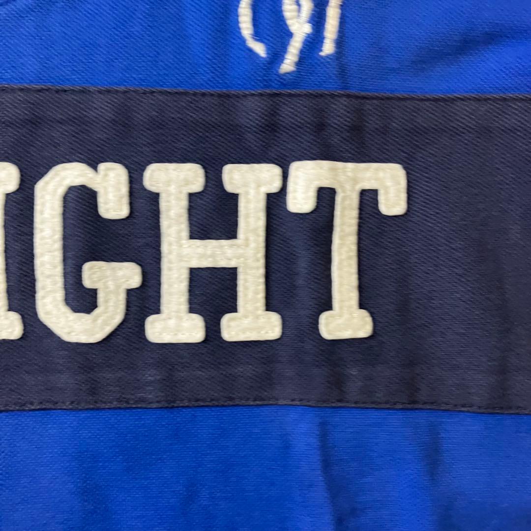 ポロ　ラルフローレン　ラガーシャツ M 青