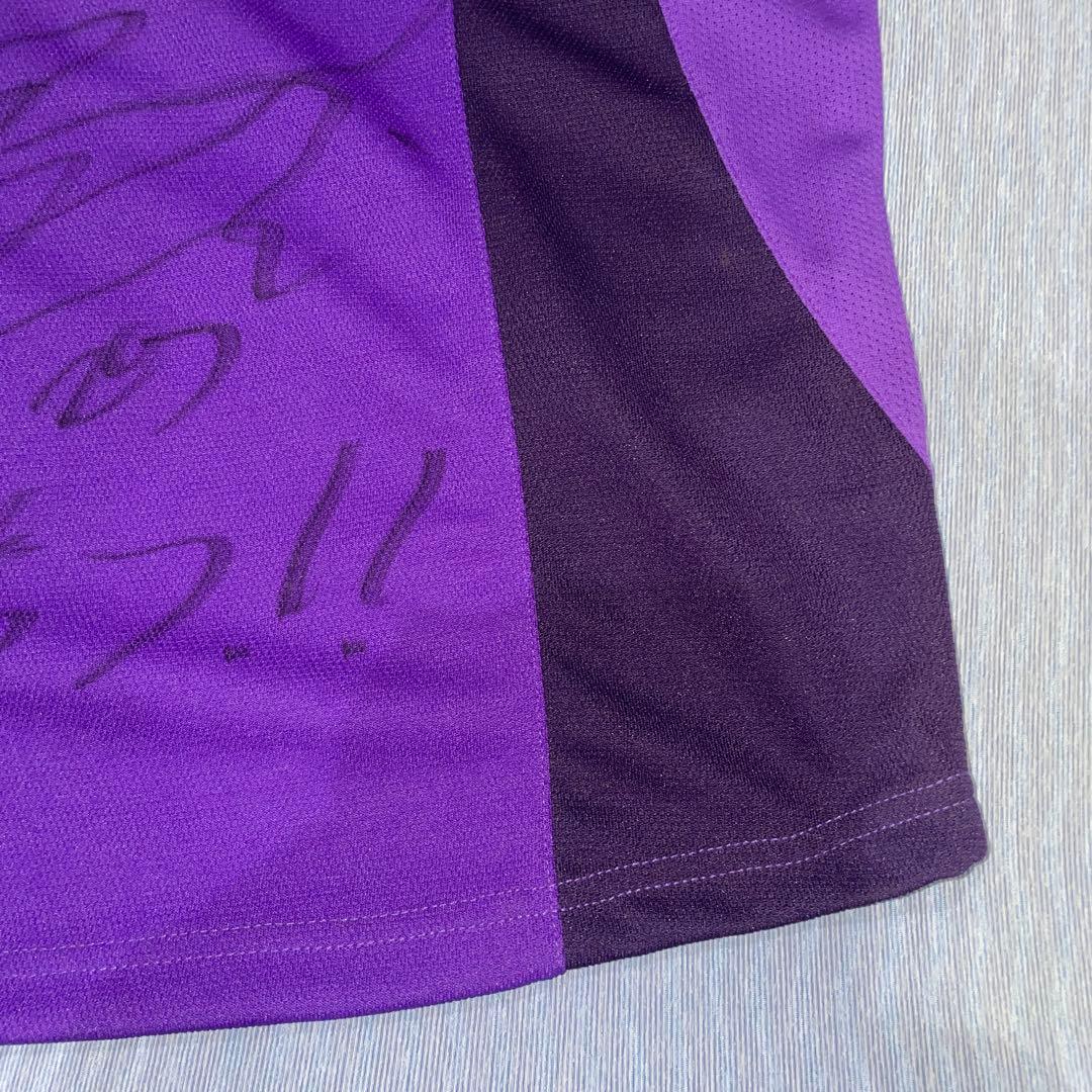 【サイン入りＭサイズ】サンフレッチェ広島 柏木陽介 ユニフォーム(紫)