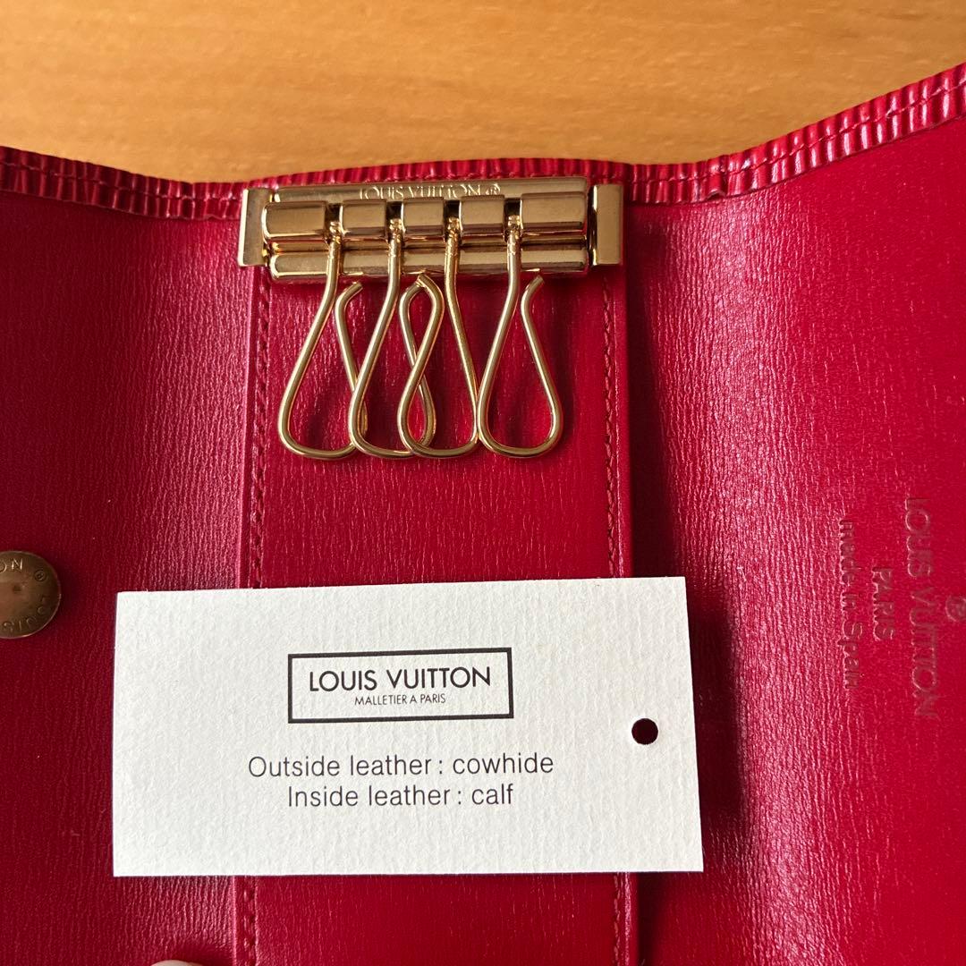Louis Vuitton レッド エピレザー キーケース