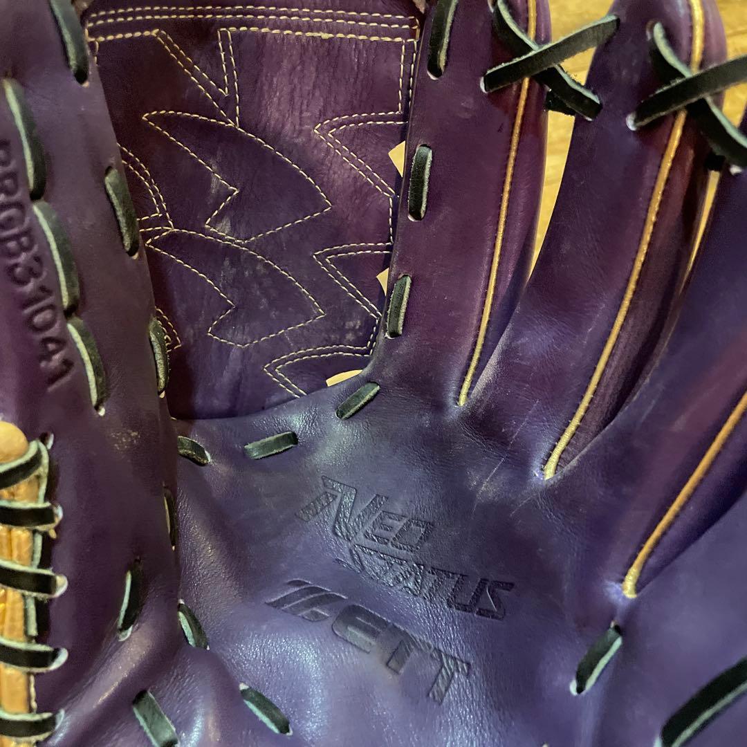 ゼット 軟式グローブ 紫
