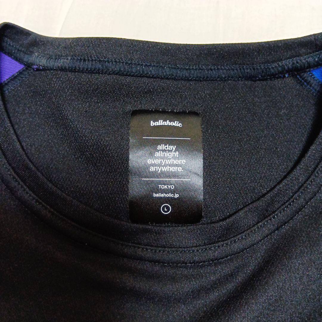 ballaholic 3tone cool long tee サイズL