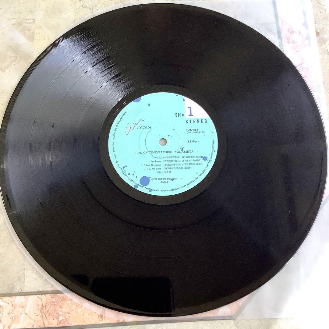 レア全面帯!レコード新同! 山下達郎1980年発売 初版盤 ライド・オン・タイム