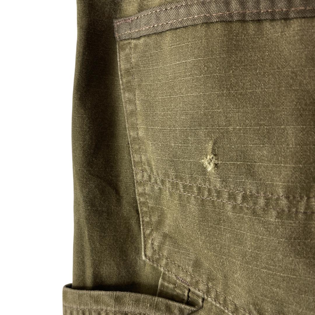 カーハート リップストップカーゴパンツ ダブルニー カーゴパンツ カーキ W32