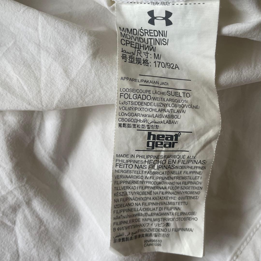 underarmor アンダーアーマー メンズ　ウィンドブレーカー　ホワイト　M