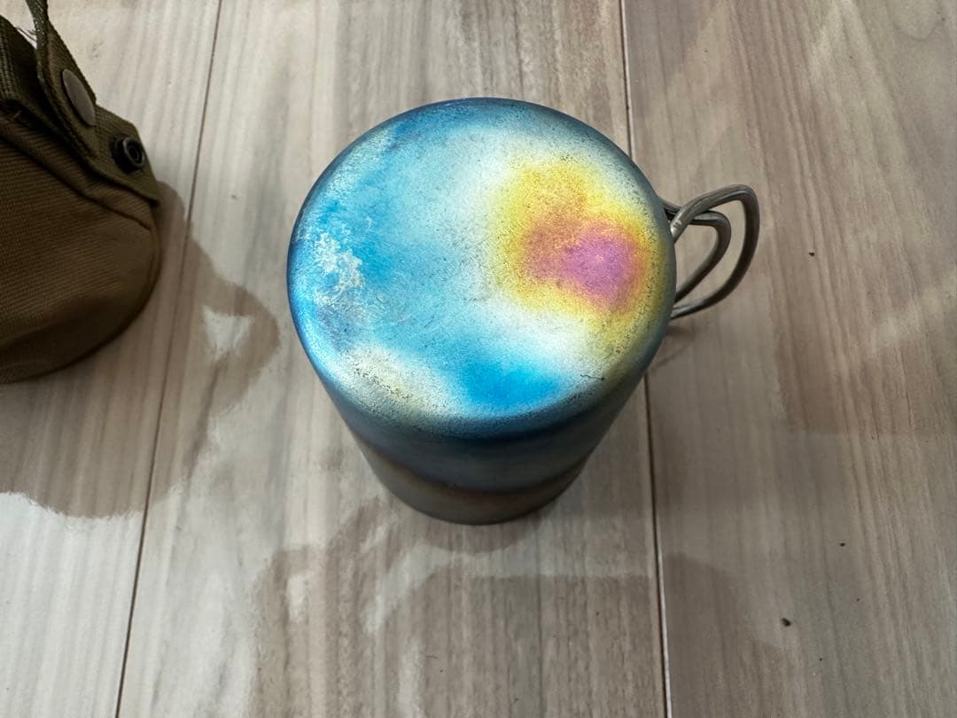  peak 2個セット ダブルウォールチタンマグカップ 300ml