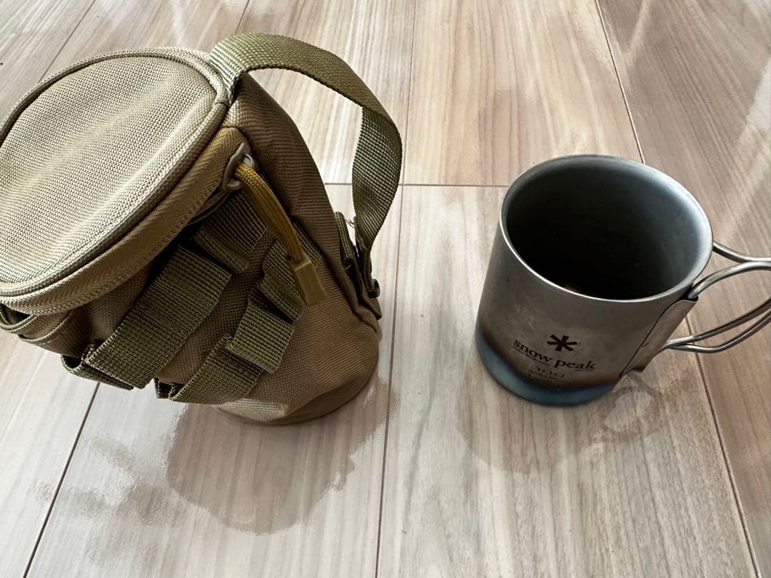  peak 2個セット ダブルウォールチタンマグカップ 300ml