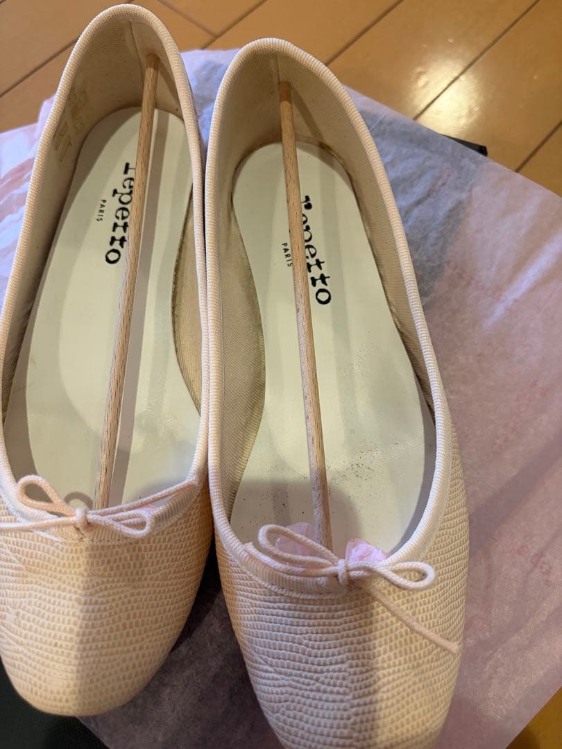 Repetto ベージュ バレエシューズ