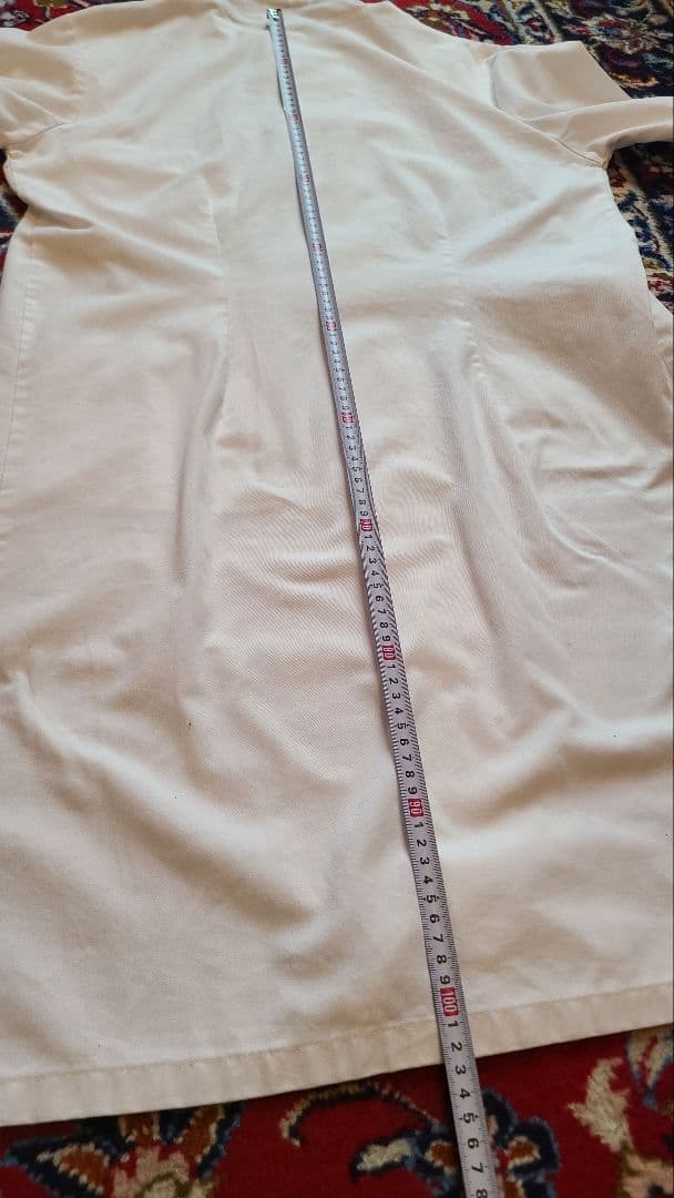 英国製 90s E&EofMARPLE ホワイトワークコート ユーロヴィンテージ