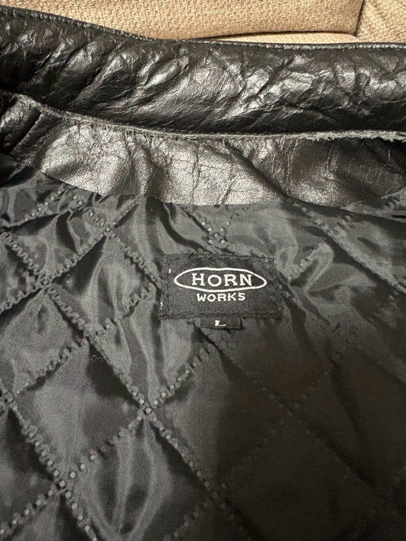 HORN WORKS ホーンワークス レザージャケット Lサイズ 中古品