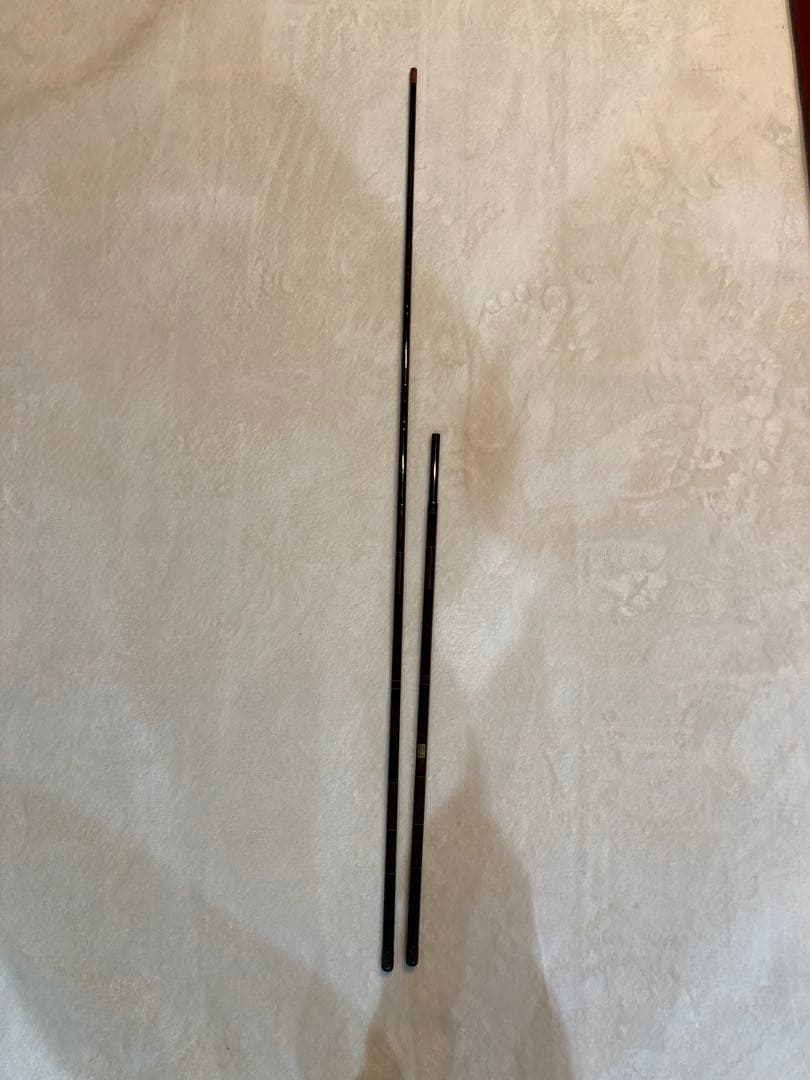 美品　Daiwa 竿掛 総塗り一本半物　ヘラブナ　袋なし