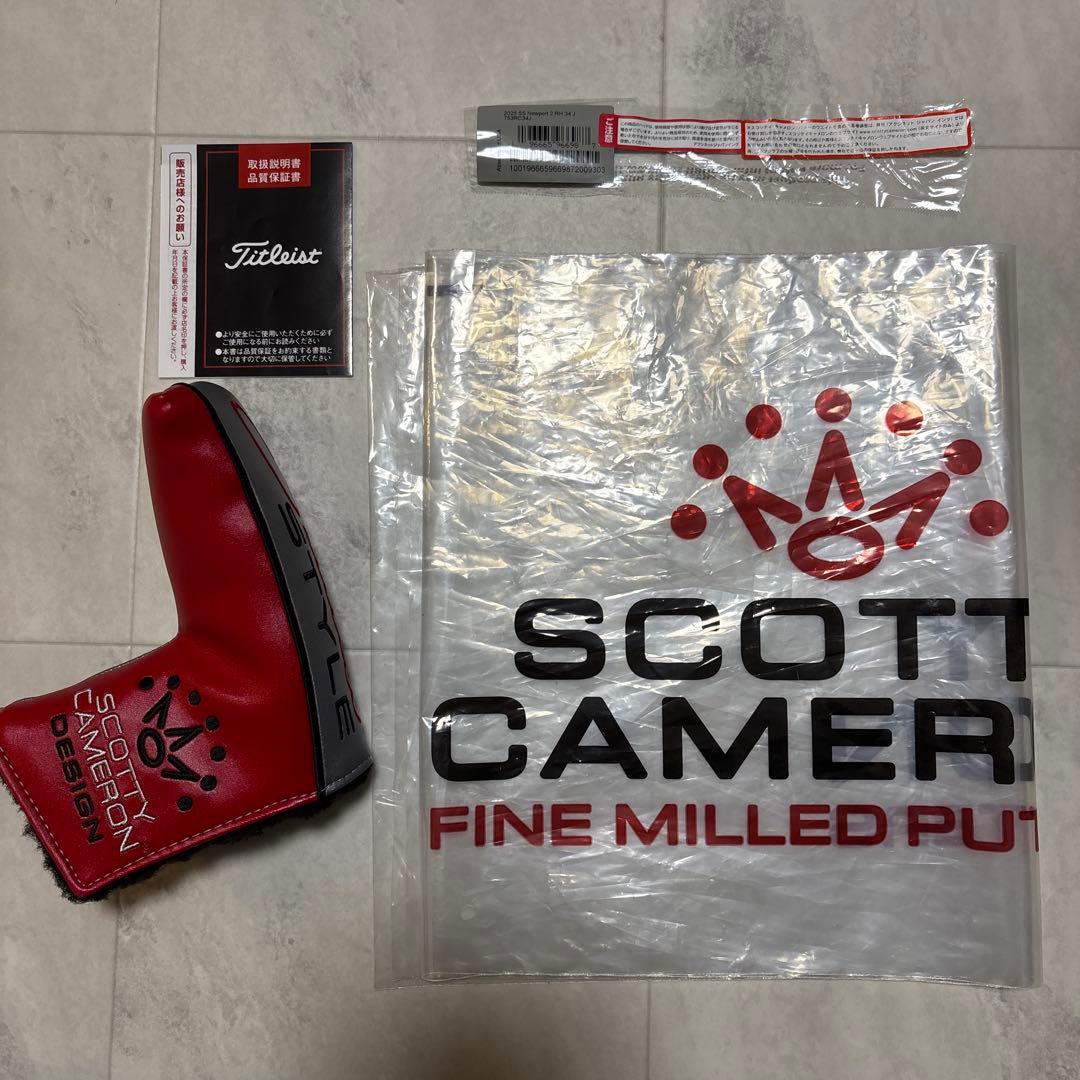 スコッティキャメロン ニューポート2 スタジオスタイル 34インチ パター