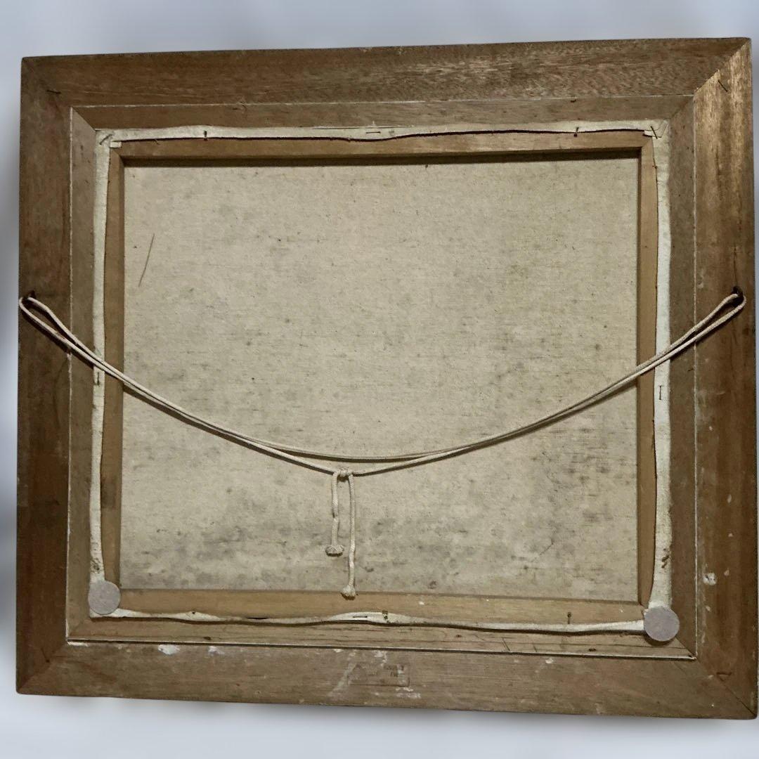 トラさん専用　T.Vcrich 油彩画 風景画　山と湖の風景 F-１０号