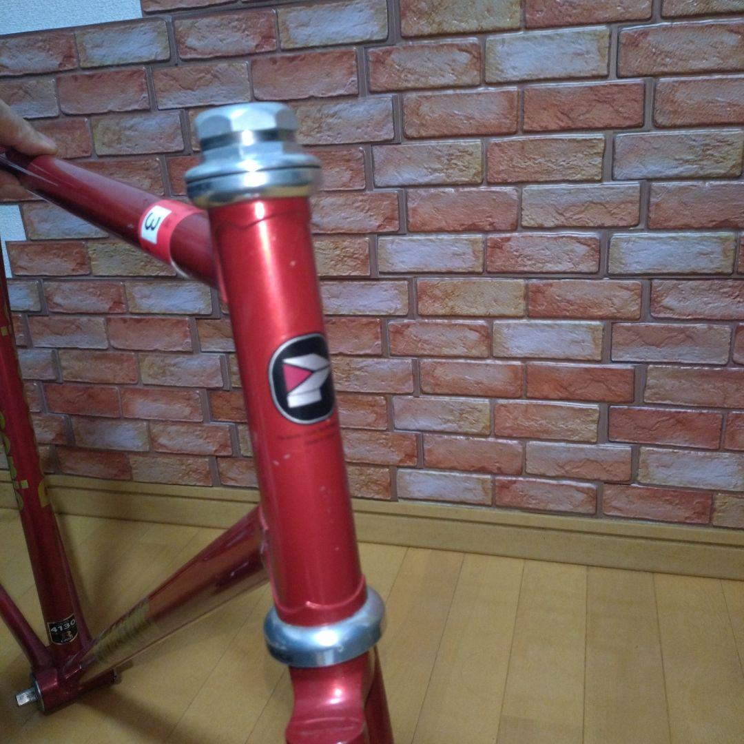 Panasonic 競輪　NJS認定　ピストフレーム　レッド