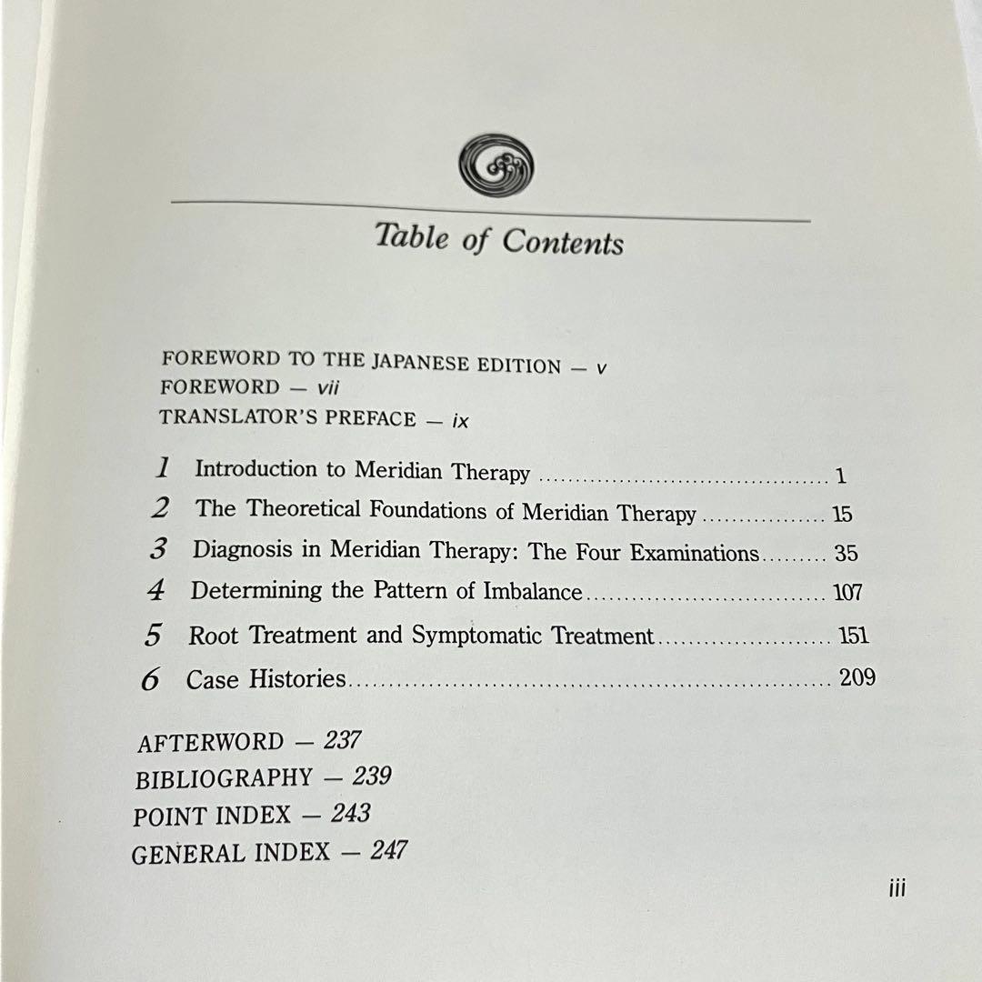 洋書専門書・首藤傳明　日本の古典鍼灸経絡療法入門Meridian Therapy