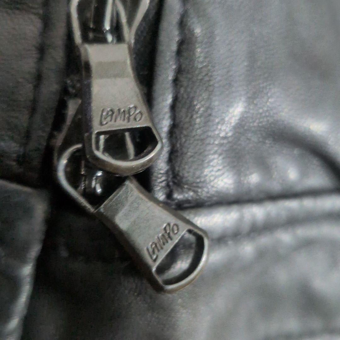 タトラス　シープスキン黒ジャケット(サイズ46)