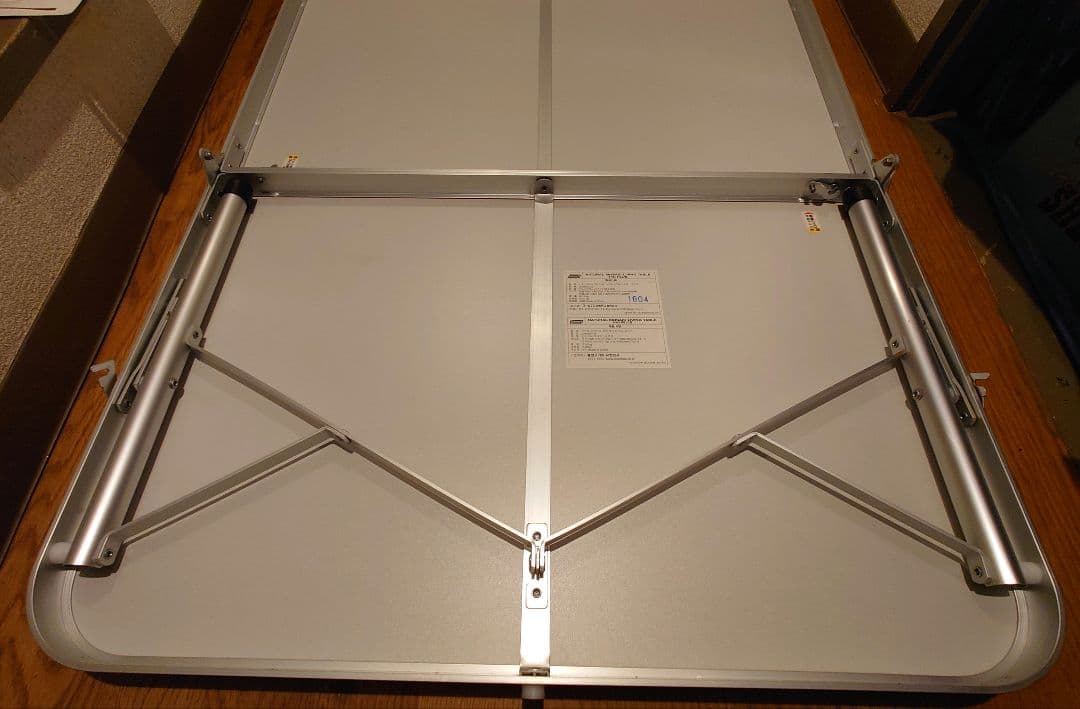 Coleman ナチュラルモザイクリビングテーブル 140cm 3つ折り収納