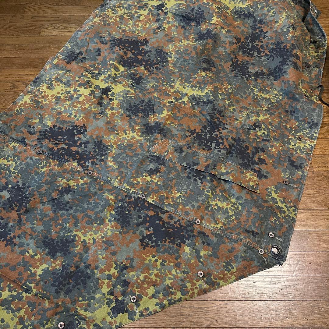 ドイツ軍幕(ポンチョテント)と収納袋とペグケース