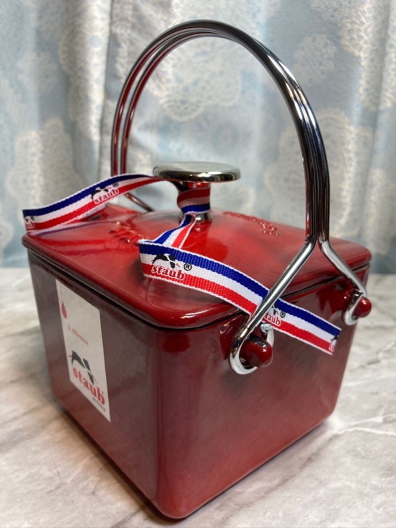 staub スクエアティーポット ストウブ　廃盤