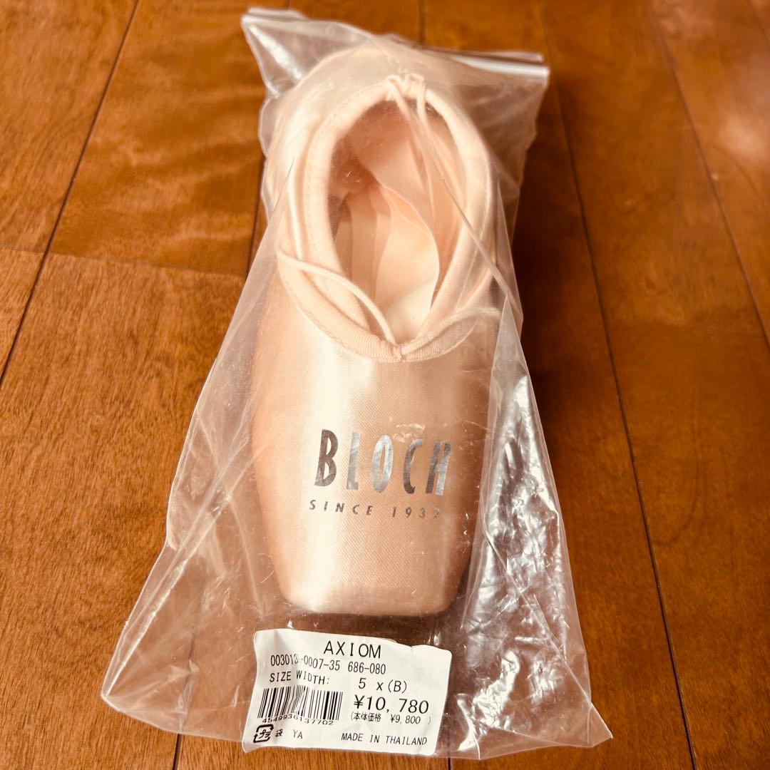 BLOCH ブロック　アクシオン トゥシューズシューズ　 新品未使用　リボン付