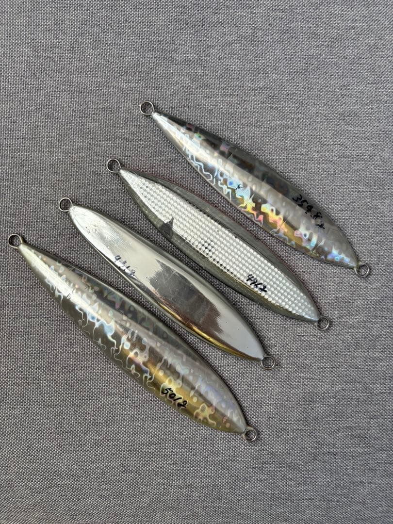 【ディープライナー】501g有り。メタルジグ 4個セット 多色デザイン