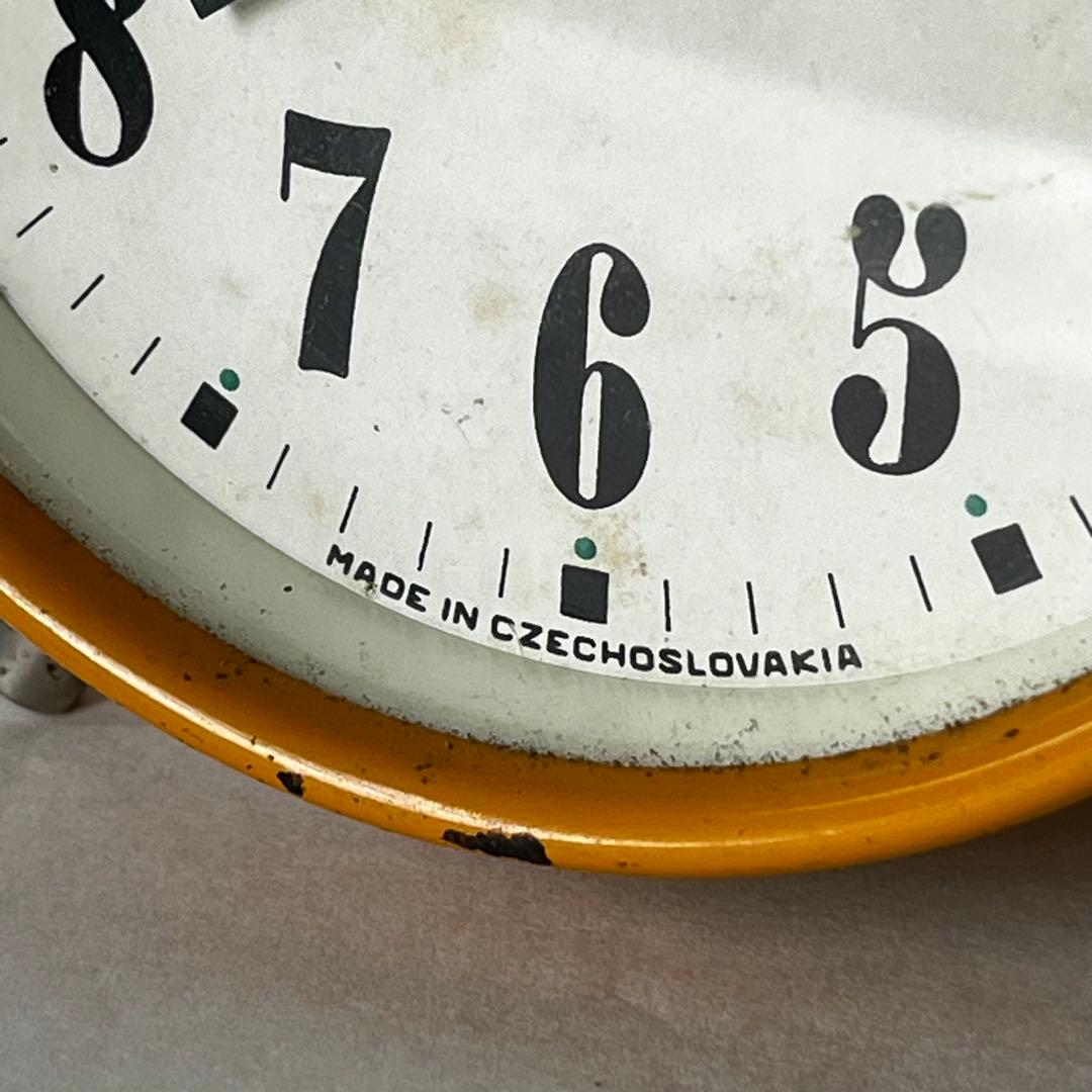 ビンテージ置時計 チェコスロバキア製　ゼンマイ式　PRIM