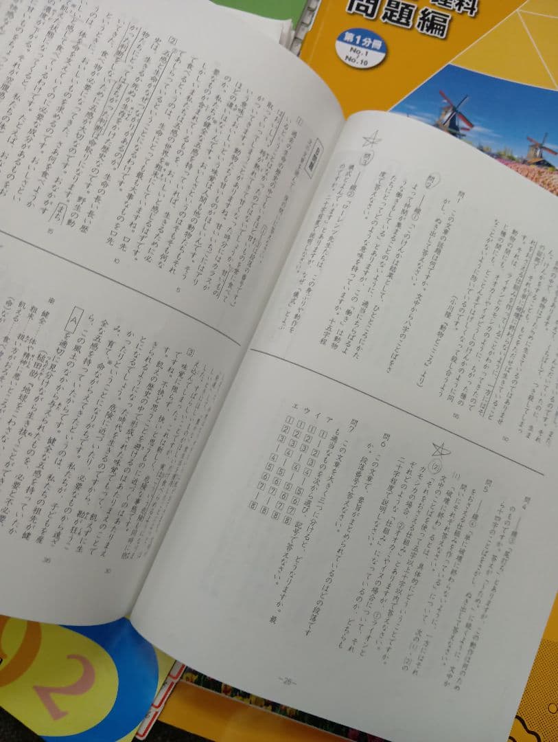 浜学園　小５　国語/算数/理科/春/夏/冬　テキスト　2024年使用版　 中古